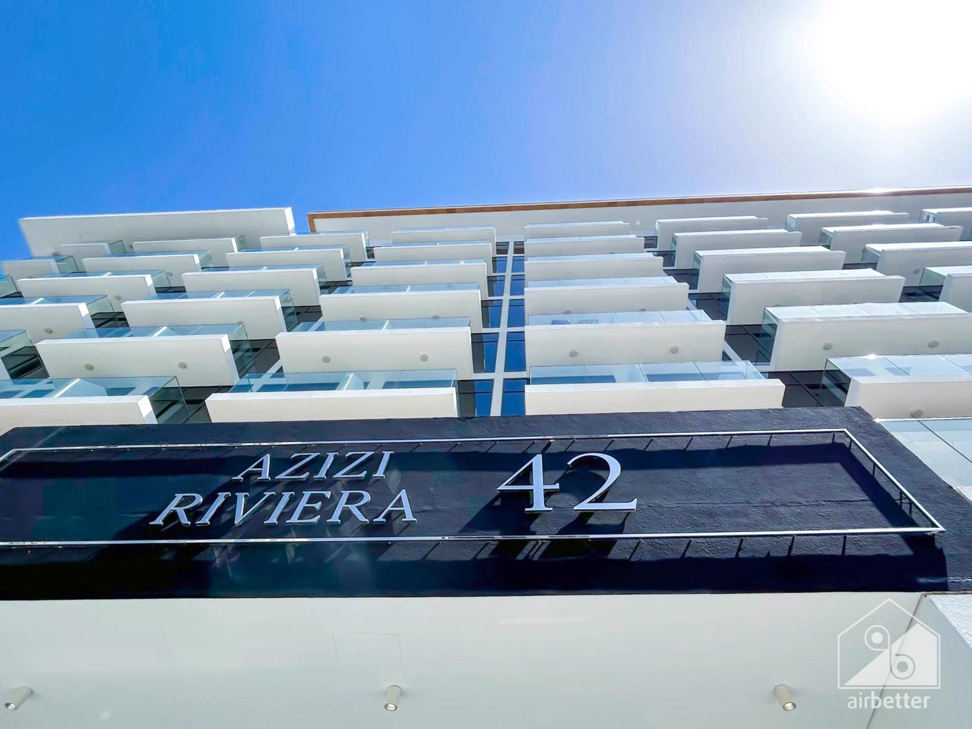 דובאי Charming Studio With Balcony In Azizi Riviera מראה חיצוני תמונה